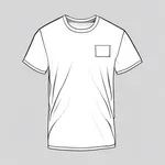 short-sleeve white t-shirt image